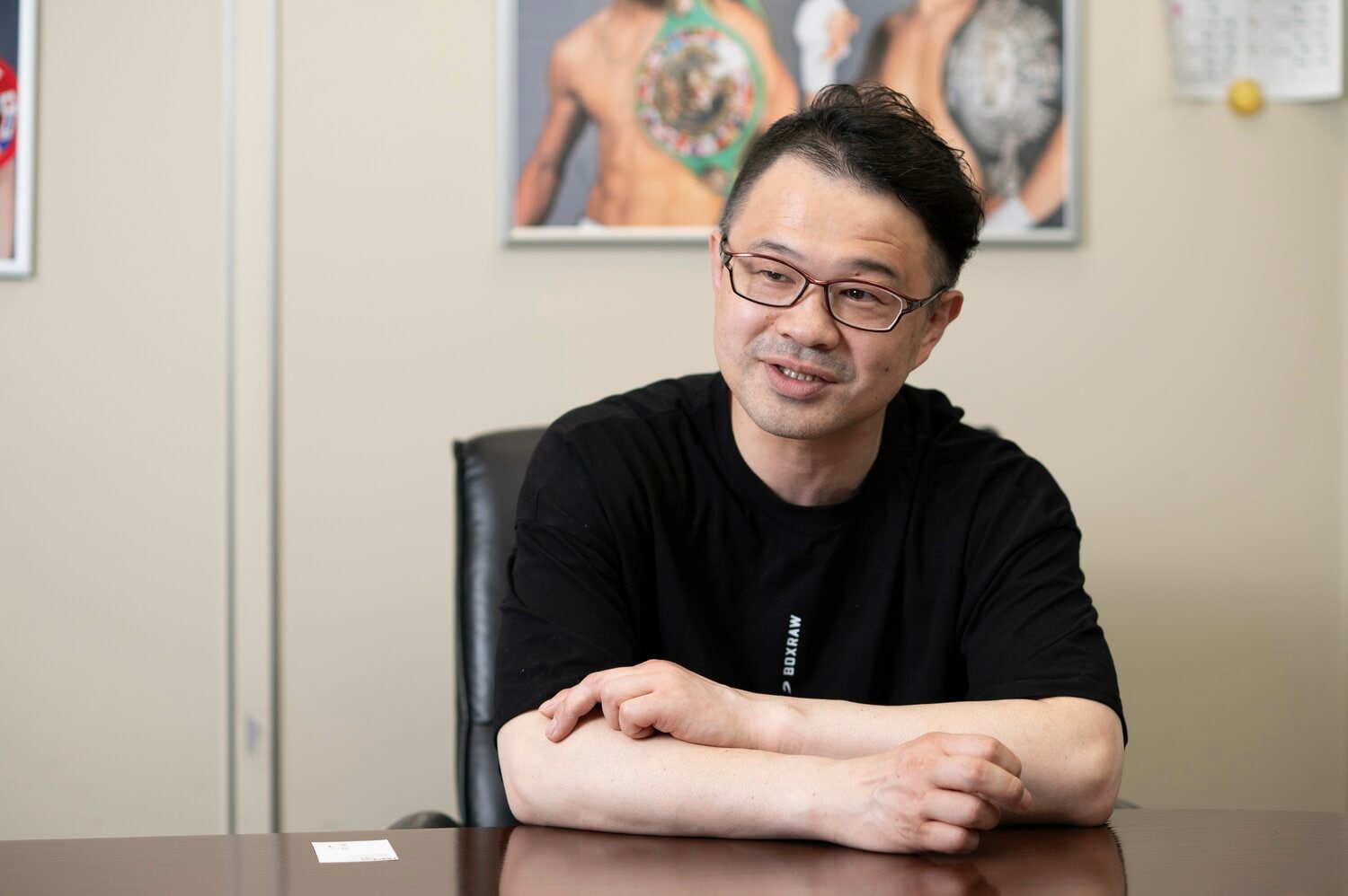 兄弟が勉学に励むなか、小堀佑介だけがボクシングの道に進んだ　©Tadashi Hosoda