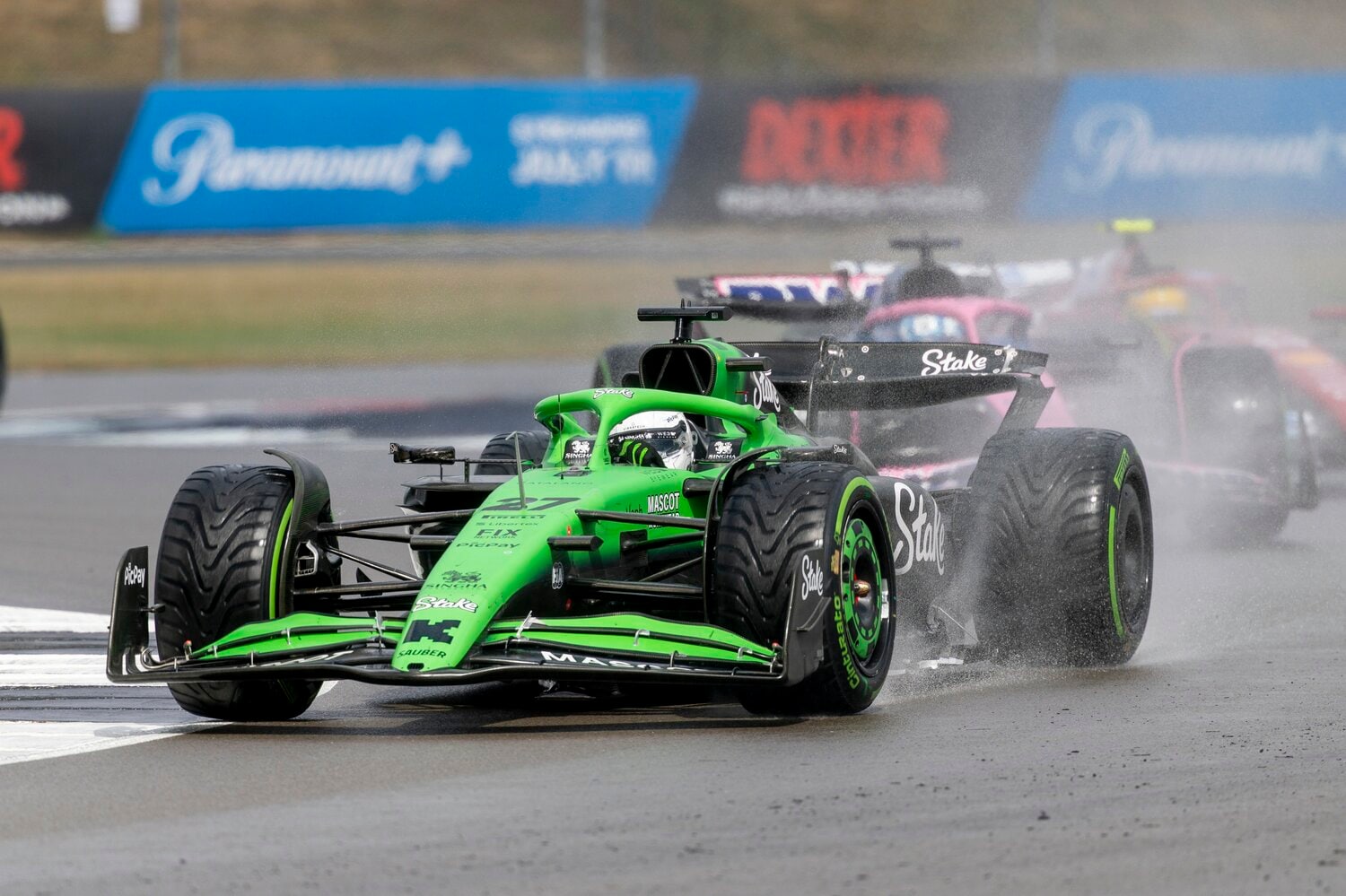 雨中のタイヤ戦略がハマったヒュルケンベルグ。ベテランの経験値が活きた　©Getty Images