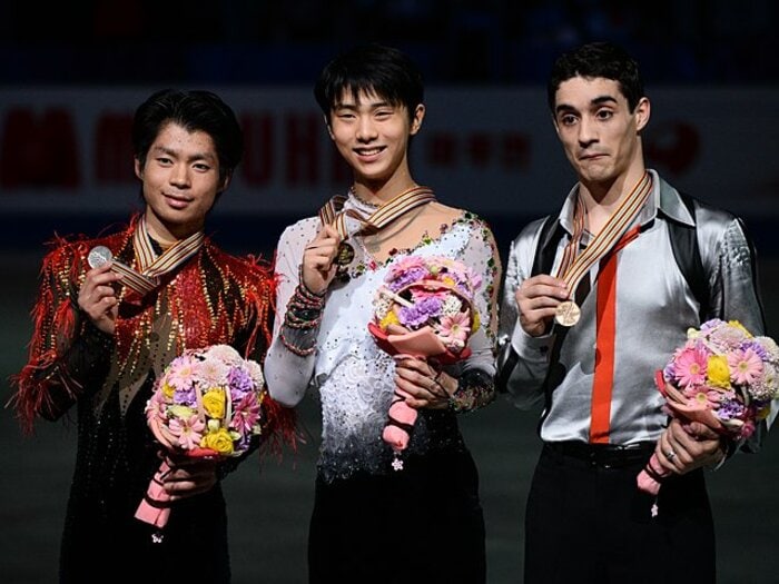 五輪の疲れ振り切り羽生が三冠王!町田も2位に入り素晴らしい大会に。<Number Web> photograph by Asami Enomoto