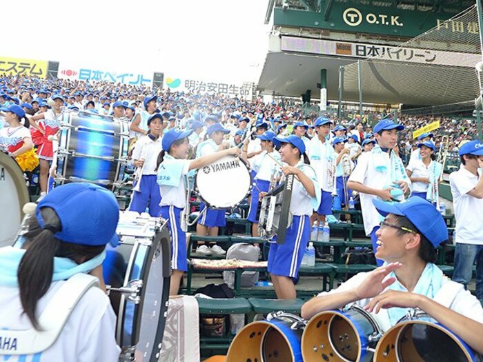ラップ、演歌、怪人、魔曲……。夏の甲子園、注目のブラバン応援は?<Number Web> photograph by Yukiko Umetsu