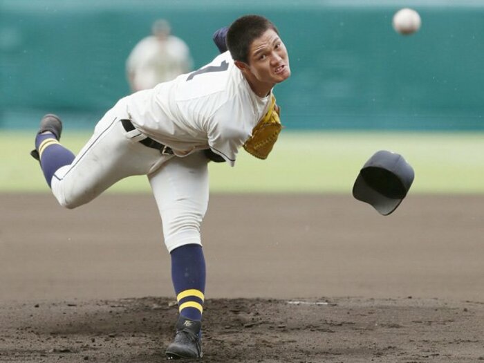 創志学園・西純矢の雄叫びと本性。審判と戦い、知った甲子園の怖さ。＜Number Web＞ photograph by Kyodo News