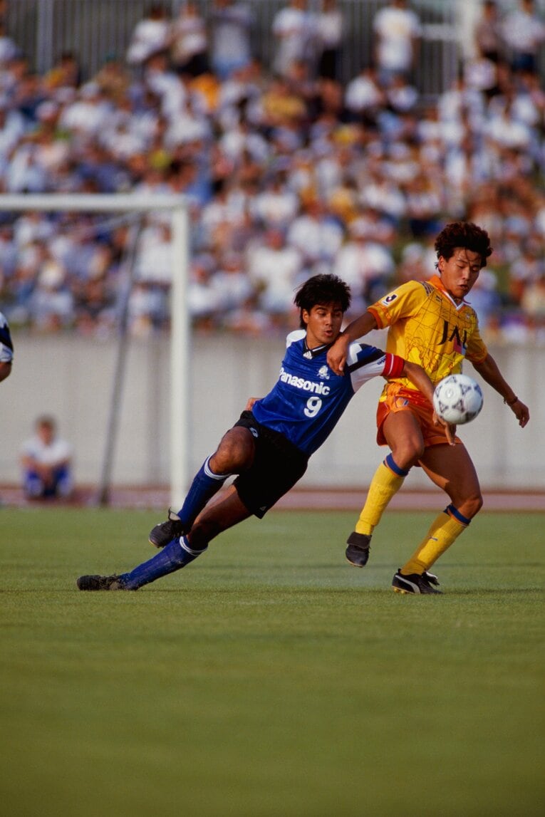 ガンバ大阪時代（1992年）©︎Koji Asakura
