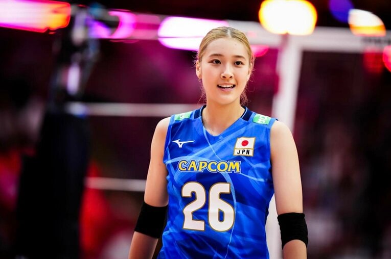 佐藤淑乃（2025年世界選手権）©︎Volleyball World