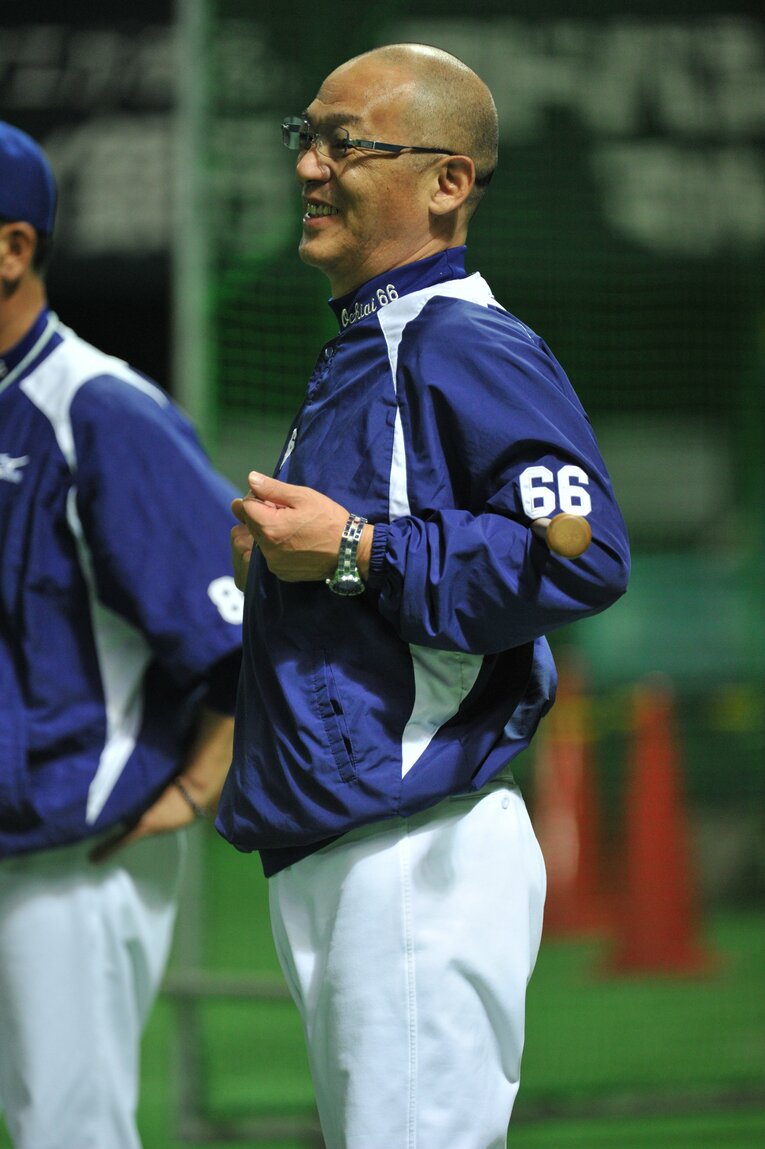 落合監督　©Naoya Sanuki