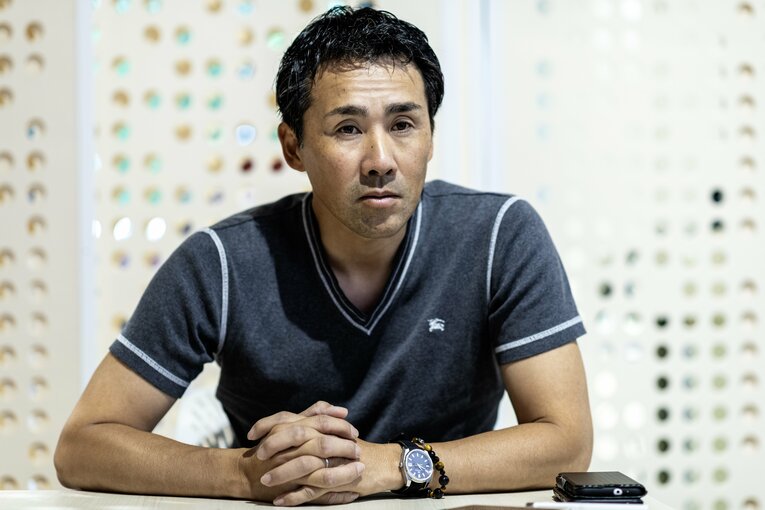 波乱万丈の半生を語った大岩　©Takuya Sugiyama