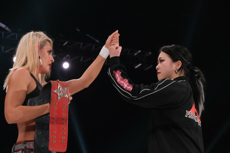 タイトルマッチは“朱里との作品”だった…新王者・ジュリアはスターダムをどう“引っかき回す”のか？ 異例のアピール「全員覚悟しとけよ！」(90)