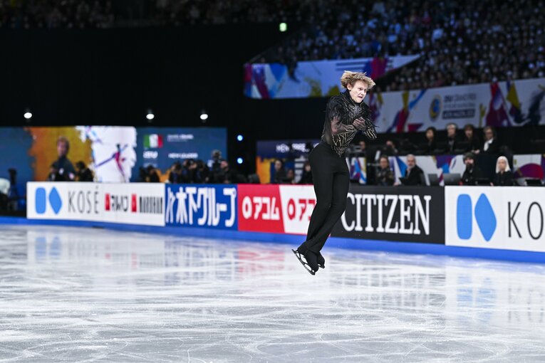 GPファイナルで圧巻の優勝を果たしたイリア・マリニン　©Asami Enomoto