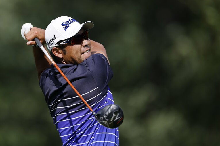 BMW選手権初日を30位タイで終えていた松山英樹。2日目の開始前に背中痛のために棄権した　©︎Getty Images