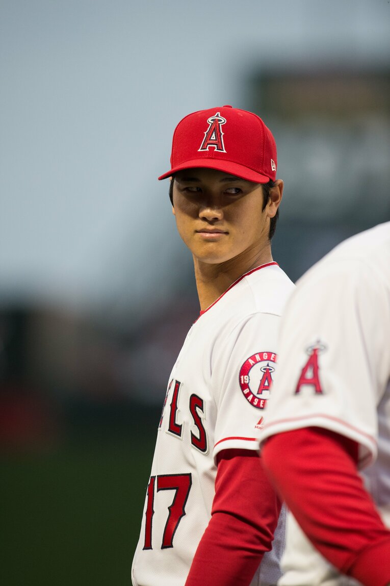 2018年シーズン開幕時の大谷　©Nanae Suzuki