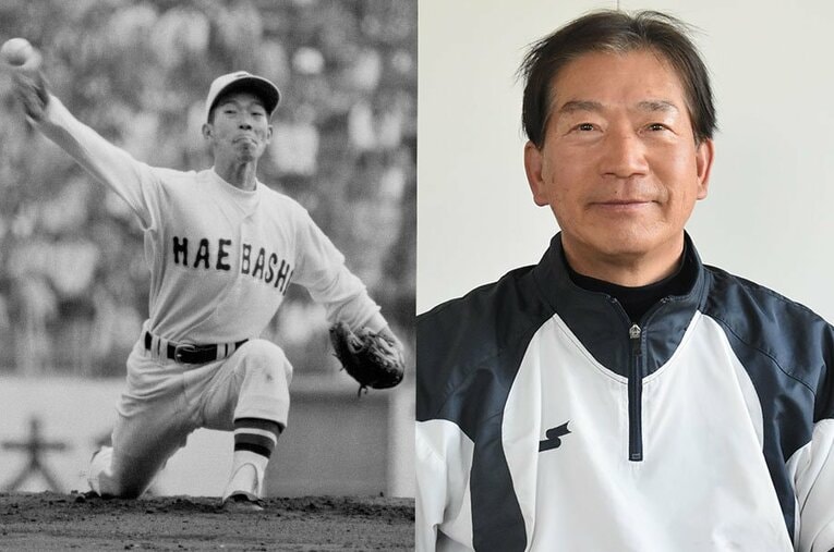 1978年春のセンバツ甲子園で史上初の完全試合を成し遂げた松本稔さん。現在は桐生高校で監督を務める ／ photograph by Aflo／Takahiro Kikuchi