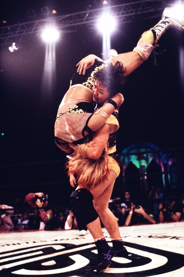 北斗晶vs神取忍。1993年4月2日、横浜アリーナ