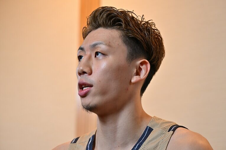 昨季のBリーグ王者である琉球ゴールデンキングスのエース・今村佳太　©Hideki Sugiyama