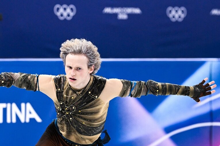 ショートプログラムは慎重にまとめて首位発進したマリニンだったが　©Asami Enomoto/JMPA