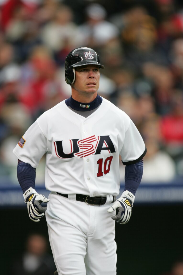 2006年WBCアメリカ代表のチッパー・ジョーンズ（写真は右に続きます）　©Naoya Sanuki