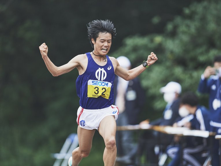 5月の関東インカレハーフマラソンで日本人トップの全体4位に入った四釜。長門監督が活躍を期待する選手の一人である　©Yuki Suenaga