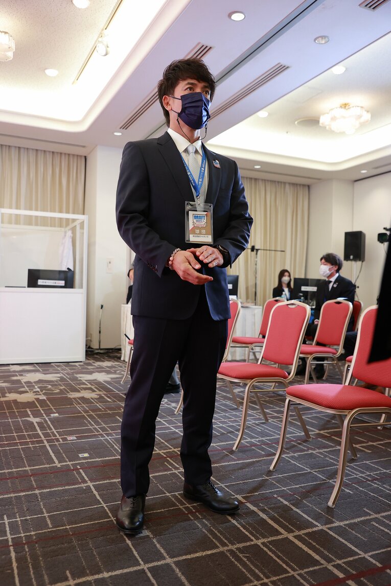 2022年ドラフト会議／西武・松井稼頭央監督　©︎JMPA