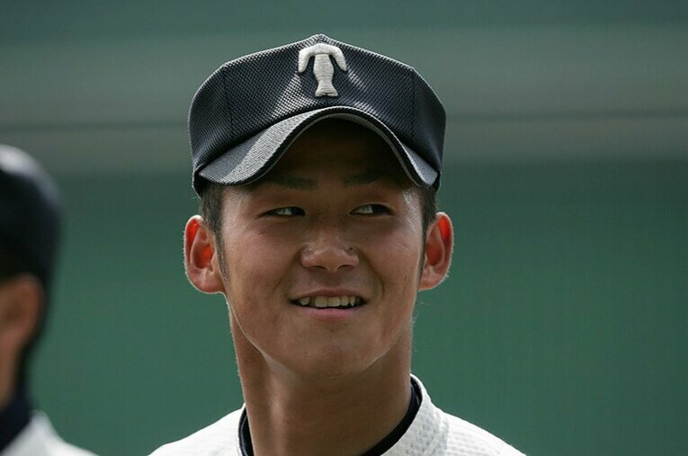 中田翔／大阪桐蔭 ／ photograph by Hideki Sugiyama