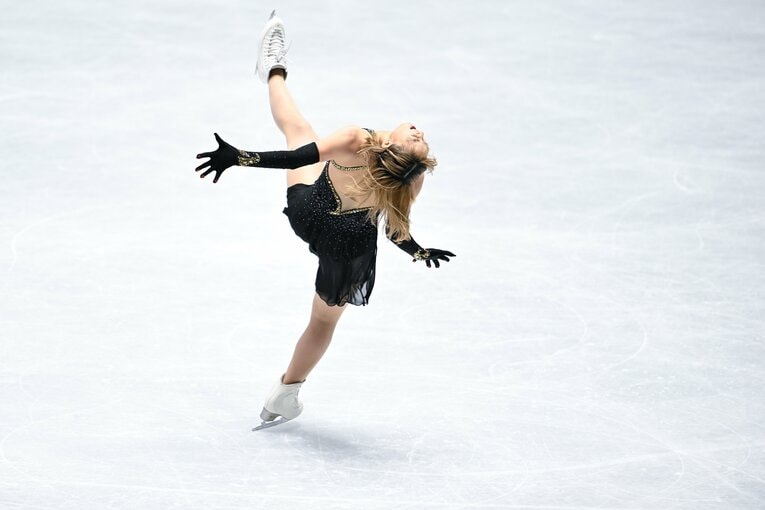 NHK杯、坂本花織のフリー演技　©︎Asami Enomoto