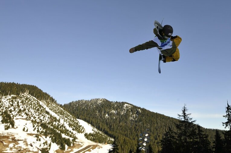 バンクーバー五輪の本番は不完全燃焼の演技で8位に終わった國母　©JMPA