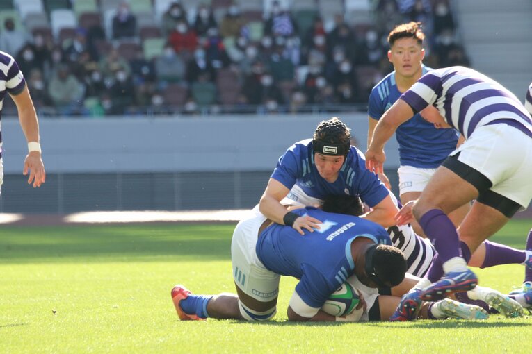 東海大学時代のジョーンズリチャード剛（現・静岡ブルーレヴス）　©Nobuhiko Otomo