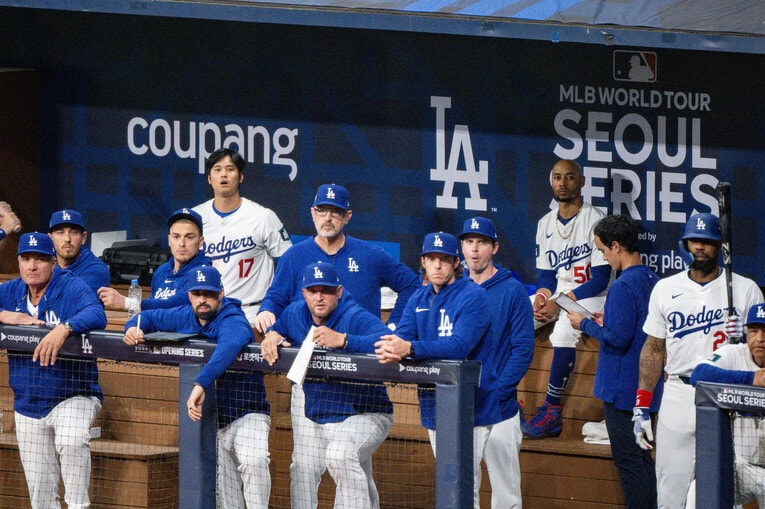 報道があった直後の開幕2試合目から水原通訳の姿はなく……　©Nanae Suzuki