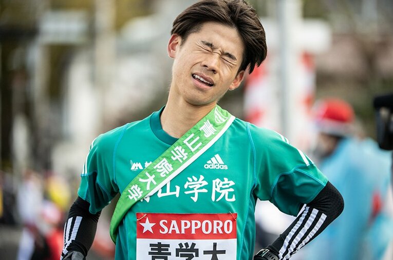 青学大・竹石尚人 ／ photograph by Nanae Suzuki