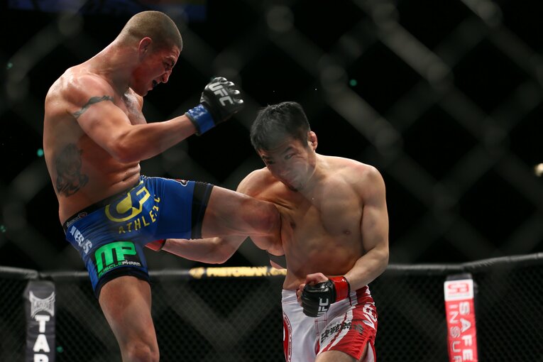 さいたまスーパーアリーナに設置されたオクタゴンで激しい打ち合いを演じるも、惜しくも判定1-2で敗れた