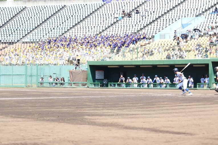 8強入りした春のセンバツに続いて、夏も4年連続20度目の優勝を遂げた福島・聖光学院　©Genki Taguchi