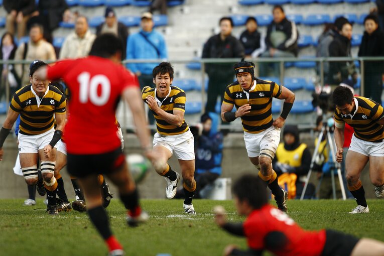 慶應大学時代の小澤直輝　©︎Tamon Matsuzono