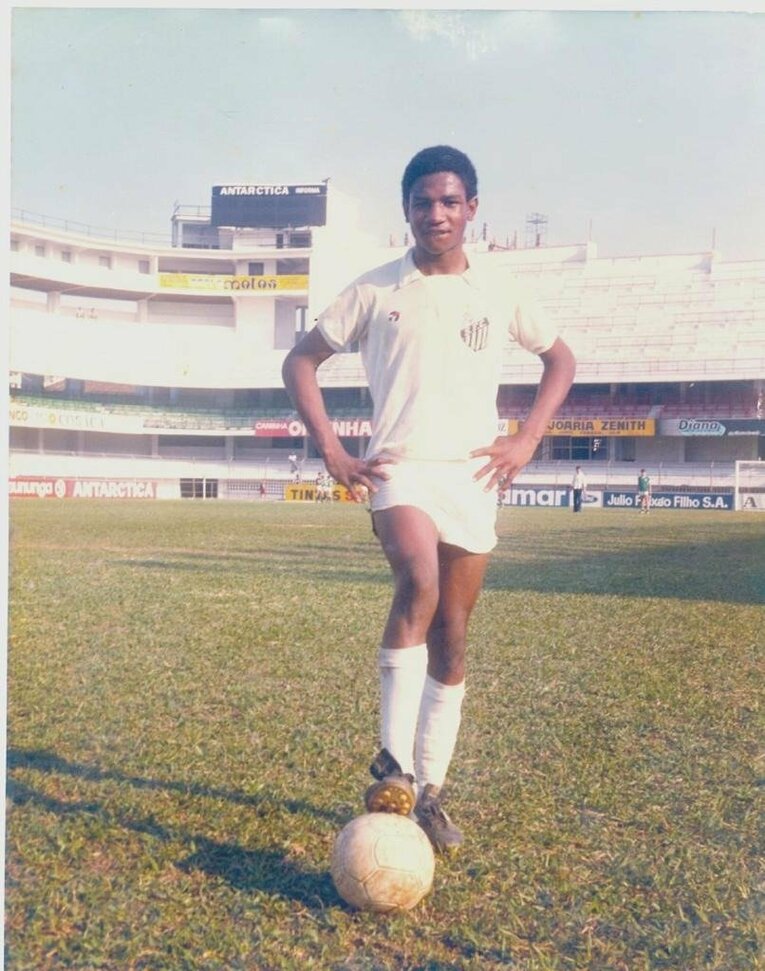 サントスの若手時代　※本人提供