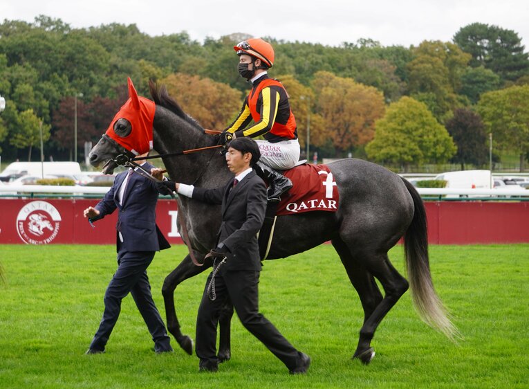 凱旋門賞挑戦時のクロノジェネシス　©Satoshi Hiramatsu