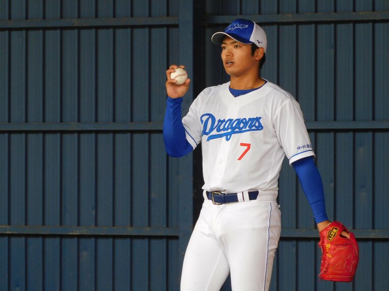 先発ローテ入りを目指した根尾はまず二軍スタートで登板経験を積む　©︎Haruka Sato