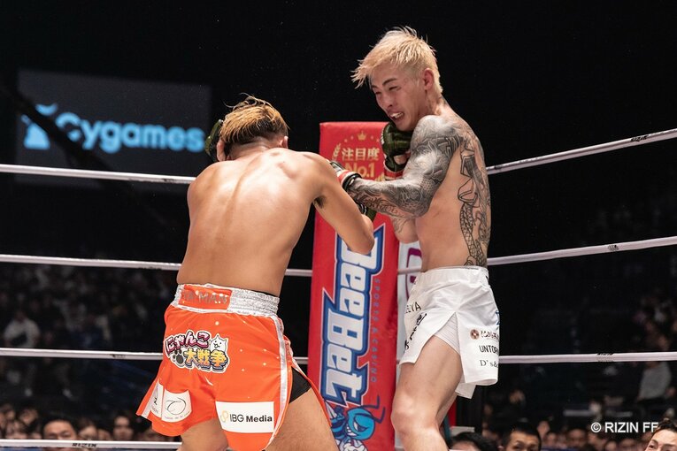 『RIZIN45.』平本蓮vs.YA-MAN　©RIZIN FF