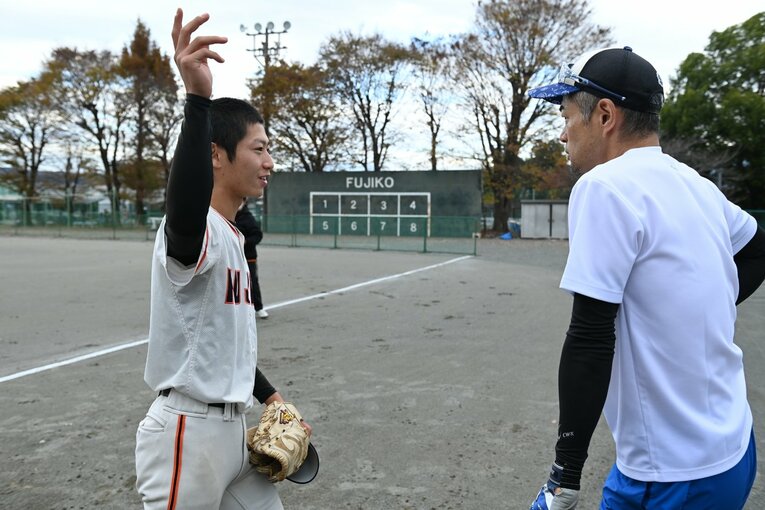 22年12月の富士高校の練習　©Naoya Sanuki