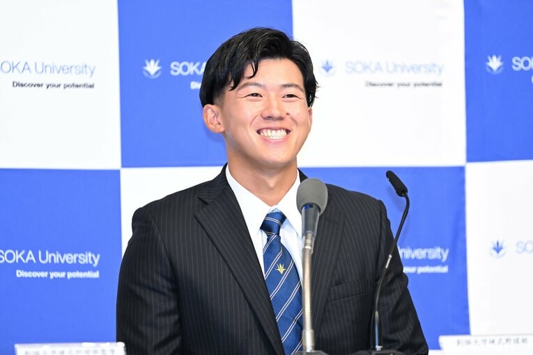 創価大・立石正広　©︎Keiji Ishikawa