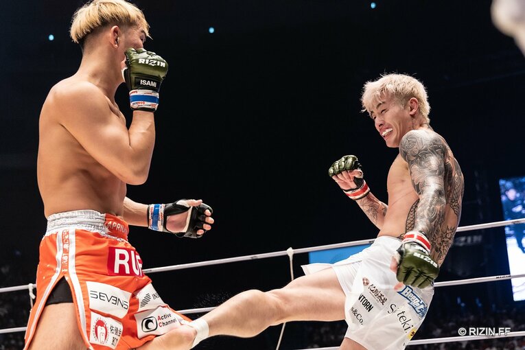 『RIZIN45.』平本蓮vs.YA-MAN　©RIZIN FF