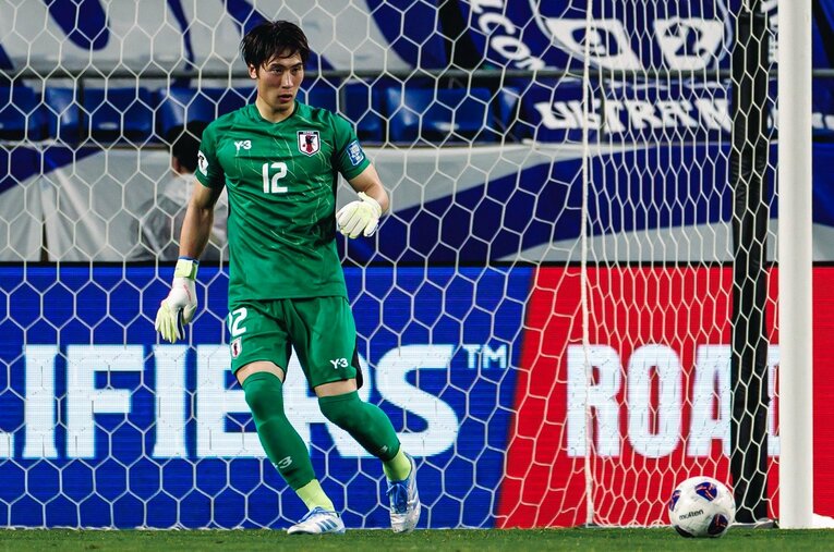 最終予選出場組の大迫。韓国戦ではファインセーブで完封勝利に貢献した　©Kiichi Matsumoto