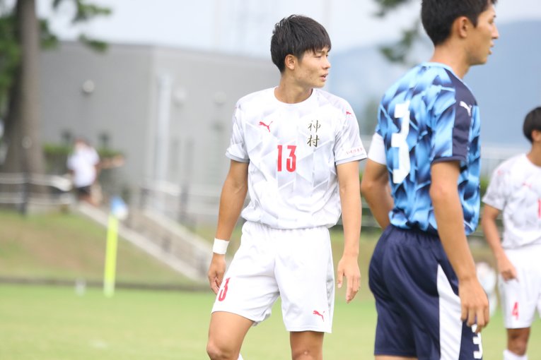 米子北戦でもゴールを決めた福田。表情からも充実ぶりを感じさせた　©︎Takahito Ando