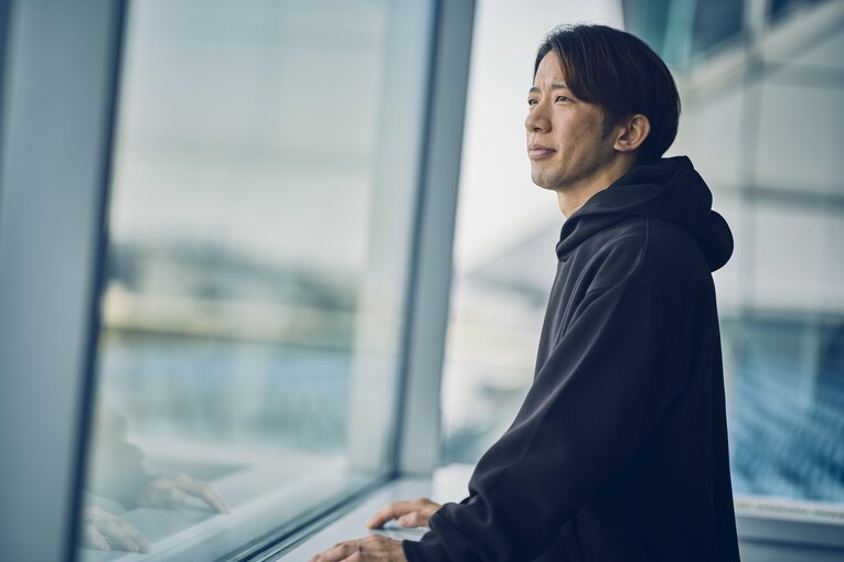 ボートレーサーの野田昇吾。プロ野球選手から異例の転身を遂げた　©Kiichi Matsumoto