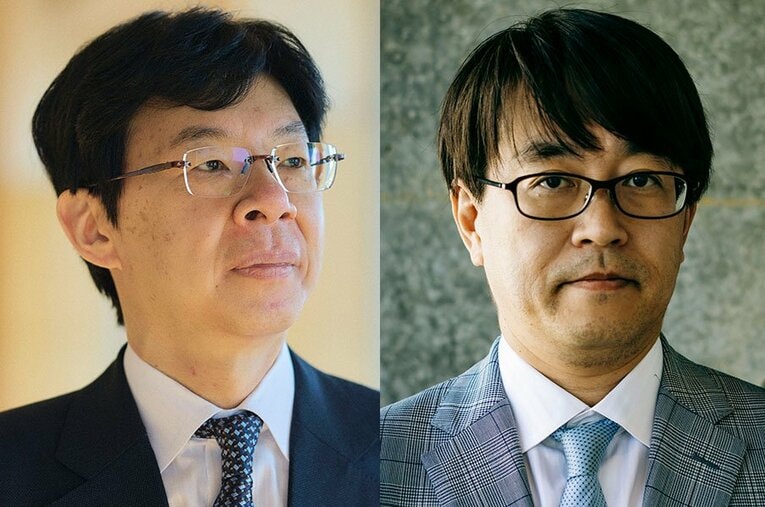 谷川浩司と羽生善治。それぞれ永世名人の資格を持つ2人にあって、順位戦をどのように戦うかにも注目が集まる ／ photograph by Yuki Suenaga/Kiichi Matsumoto