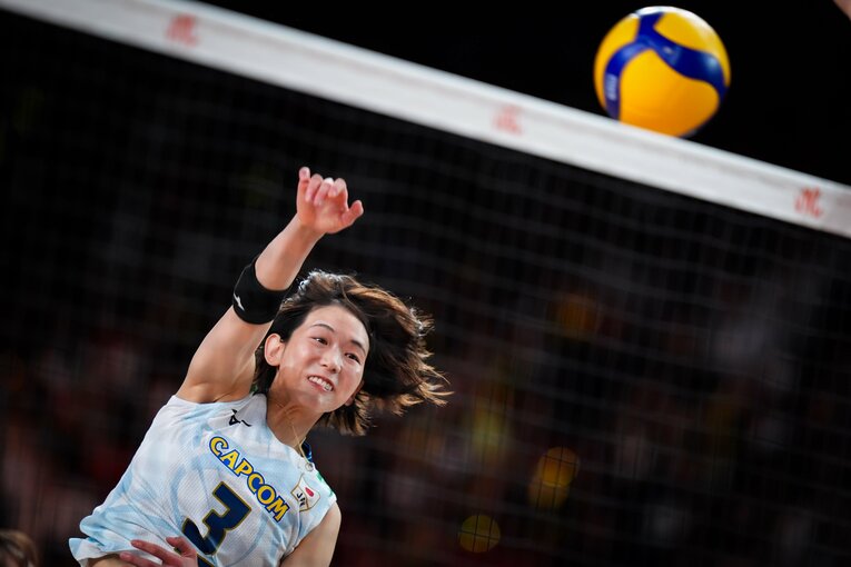 古賀紗理那（VNLカナダ戦）©︎Volleyball World