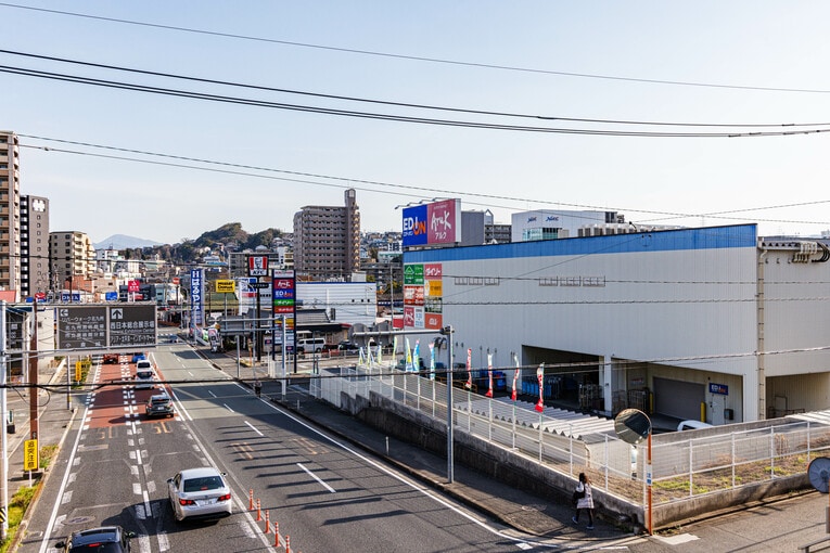 このアクロスプラザいとうづのある場所で、かつてベーブ・ルースが予告ホームランを打ったのだ　©Masashi Soiri