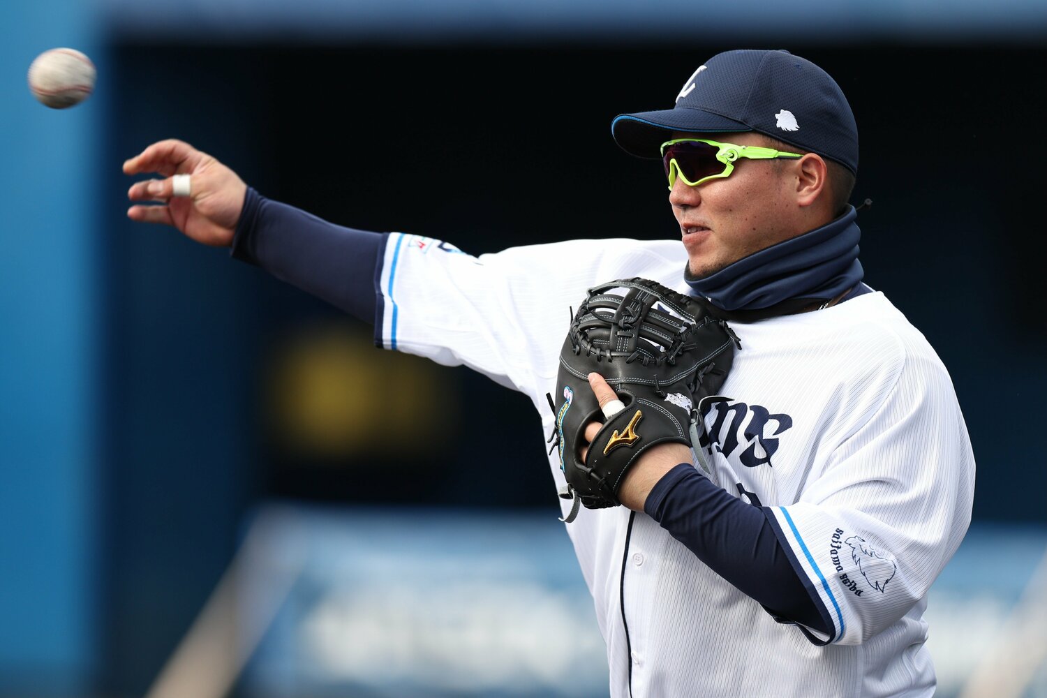 山川は選出メンバーの中でただ一人、一塁の本職だ　©︎JIJI PRESS