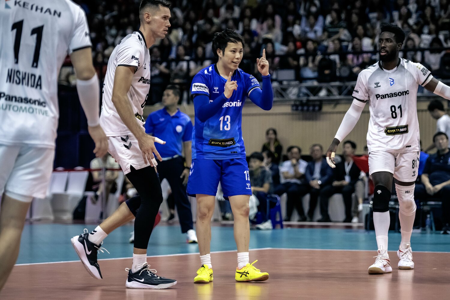 パリ五輪でも活躍したリベロ山本智大　©︎Takuya Sugiyama