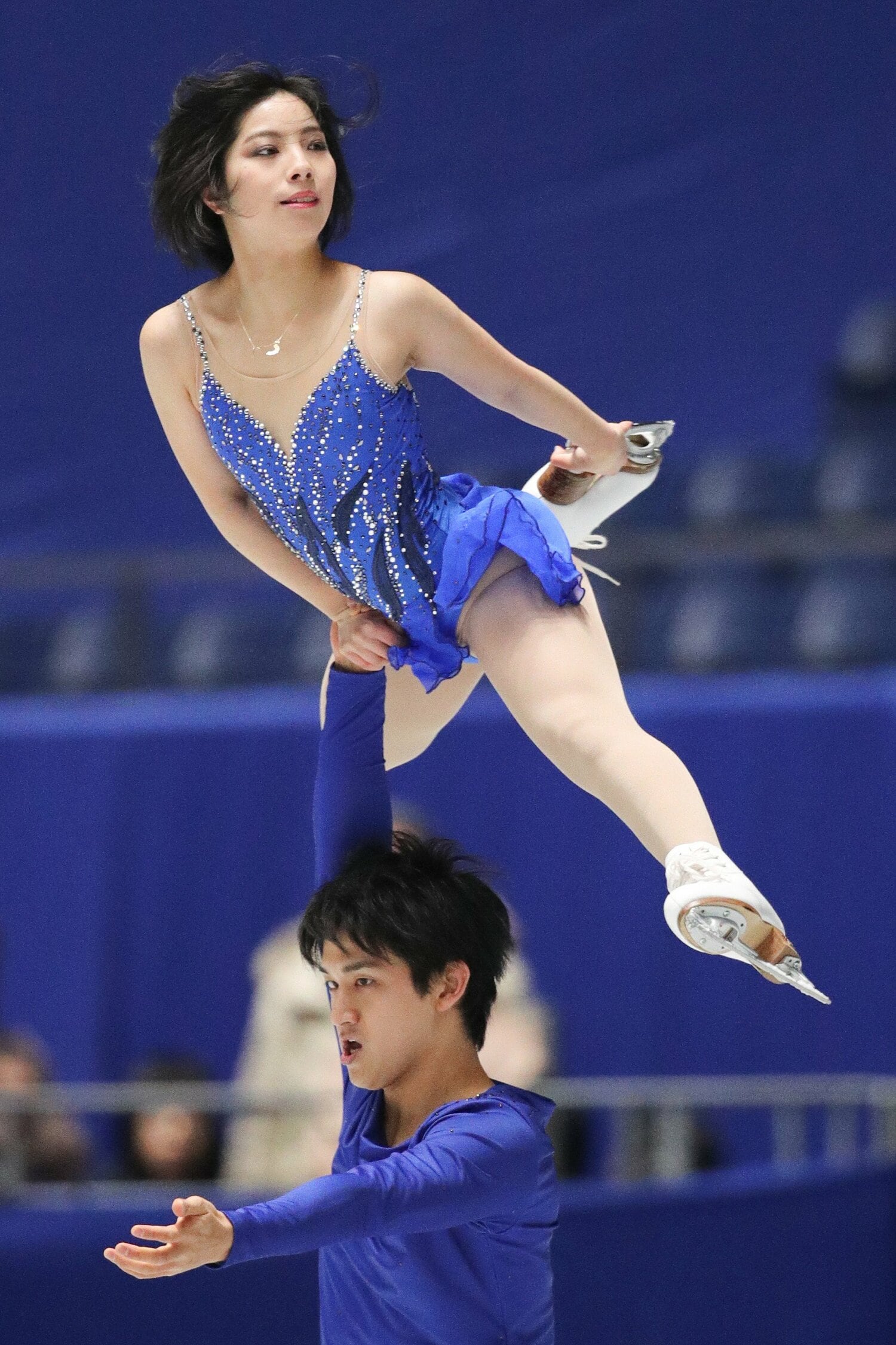 2019年、りくりゅうペアにとって初となる全日本　©JIJI PRESS