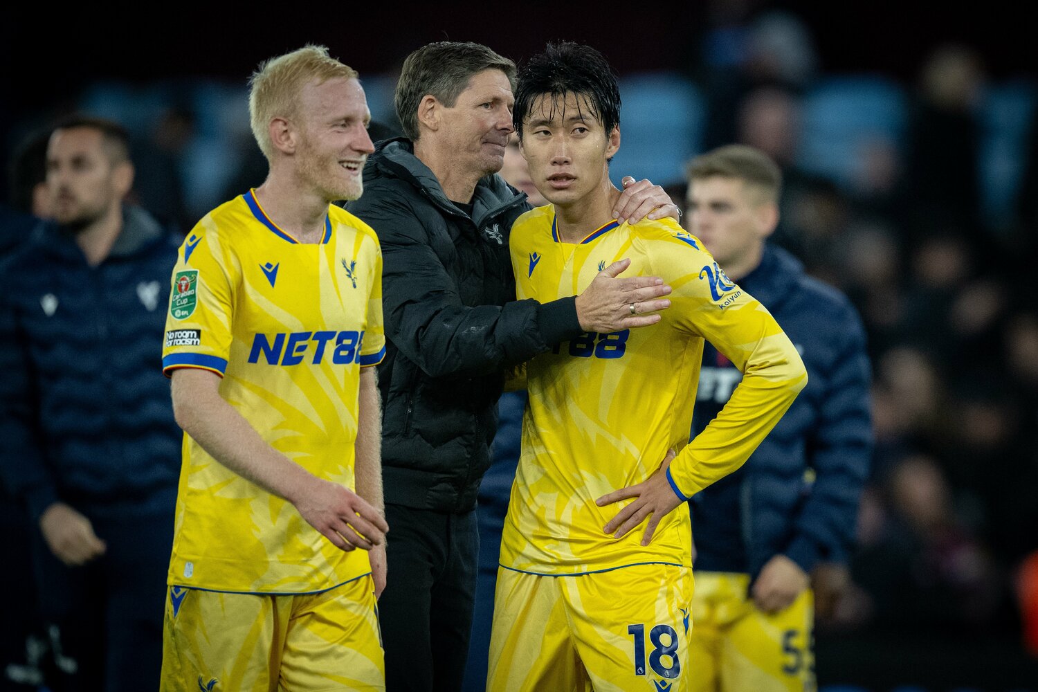 2024年10月のグラスナーと鎌田　©Getty Images