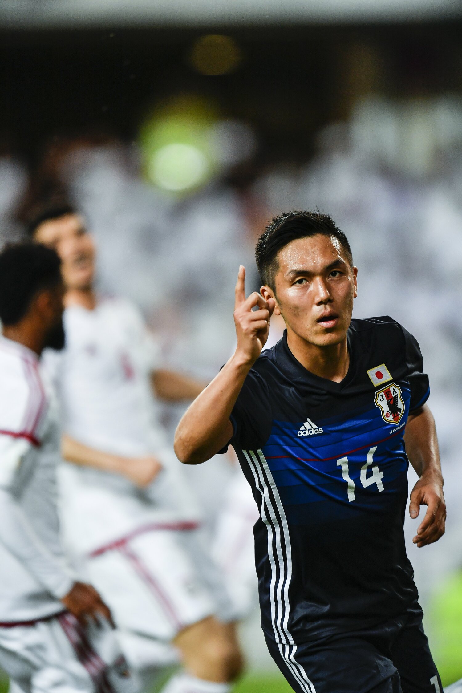 久保はロシアW杯アジア最終予選で活躍した　©Takuya Sugiyama