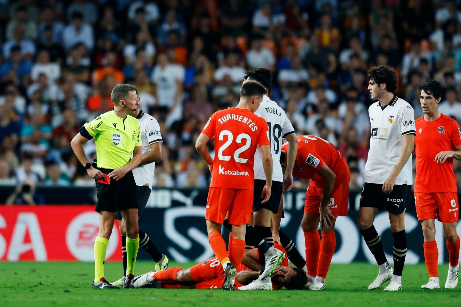 アマラーの退場でバレンシアはさらなる苦境となった