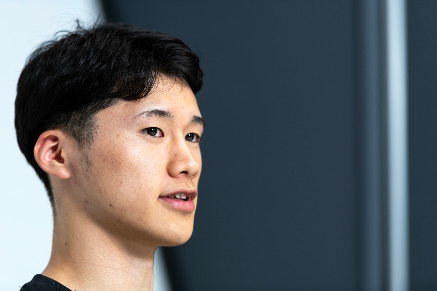 地元出身の角田太輝選手。2021-22シーズンから特別指定選手として佐賀バルーナーズに加入　©︎Takuya Sugiyama