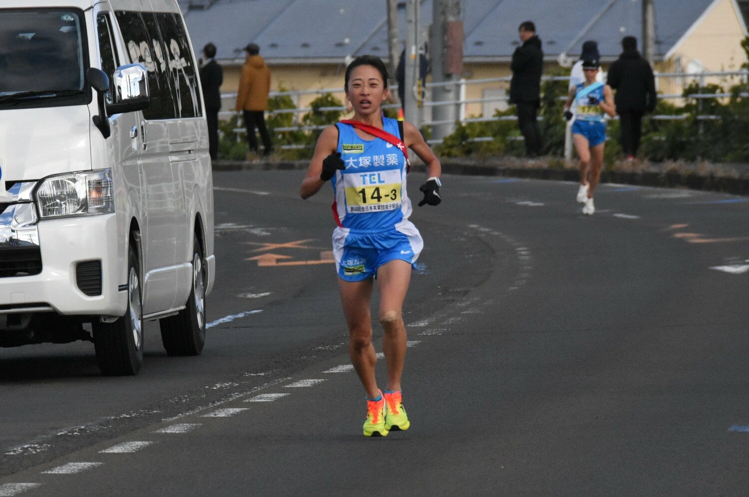 11月のクイーンズ駅伝ではルーキーながら最長区間の3区を任された／大塚製薬陸上競技部提供